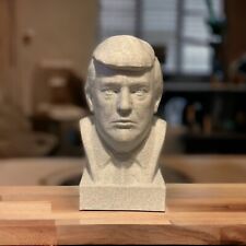 US 45th President Donald Trump Bust PLA Marble 3d Print 5” picture