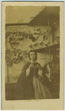 CDV circa 1860-65. Women outdoors with grapes. Vineyard. By Hippolyte Bayard? picture
