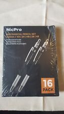 Nicpro 16 Pieces 2.0 mm Mechanical Pencil Set Professional Grade   New Damaged picture