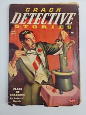 Crack Detective Stories Pulp Magazine January 1947 Magician Killer Cover picture
