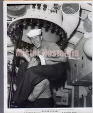 Vintage Photo 1952 Jerry Lewis sits on Dean Martin shoulders Sailor Beware rare picture