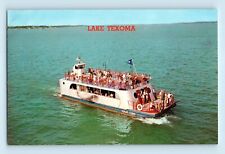 Lake Texoma Idle Time Excursion Boat Texas Oklahoma Postcard C4 picture