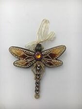 Department 56 Bejeweled DRAGONFLY GLASS ORNAMENT 31083 picture