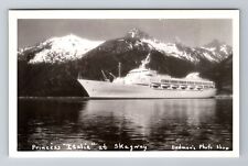 Skagway AK-Alaska, Princess Italie, Transportation, Antique Vintage Postcard picture