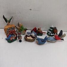 Bundle of 10 Assorted Resin Bird Figurines picture