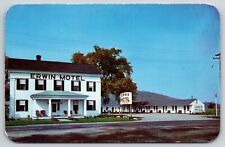 Roadside~Erwin Motel Street View New York~Near Painted Post~Vintage Postcard picture