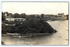 1912 Mill Pond Bridge View Hart Michigan MI RPPC Photo Posted Postcard picture