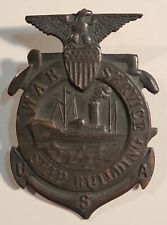 WWI United States Home Front War Service Ship Building Service Badge Pin picture