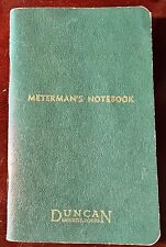 Duncan Electric Meterman’s Notebook 1950s Vintage Antique *Rare* Metermen’s Book picture