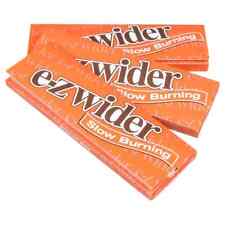 3x EZ Wider 1 1/4 Rolling Papers Orange Slow Burning Genuine FREE USA Shipping picture