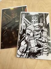 TMNT LAST RONIN THE LOST YEARS 5 JUAN GEDEON Black / White & Color Set picture