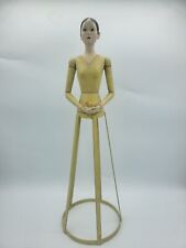 Vintage Santos Cage Doll Wood & Composition 17
