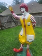 Vintage Original Ronald McDonald Life Size Statue  70” Tall Fiberglass Figure. picture