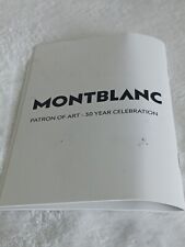 Montblanc Patron of Art 30 Year Celebration Booklet Illustrations 2022 picture