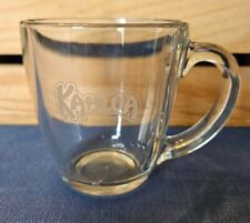 Kahlua Coffee Libbey Clear Glass Coffee Mug ~4