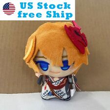 Genshin Impact Tartaglia Plush Doll Moppet Toy Mascot keychain Gift 10cm US Ship picture