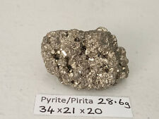 28.6g Real natural peru pyrite rough / fools gold crystal mineral specimen picture
