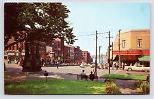 c1950s~Saint John New Brunswick~King Street~Downtown~Shops~Vintage VTG Postcard picture