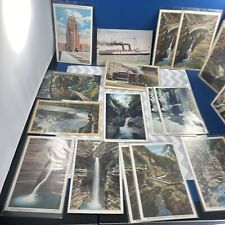 Postcard Lot of 18 Watkins Glen Niagra Falls Coney Island Postcards Vintage NY picture