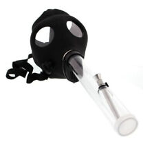 Silicon Gas Mask Bong Hookah Smoking Black Color Mask w/ Gift Box picture