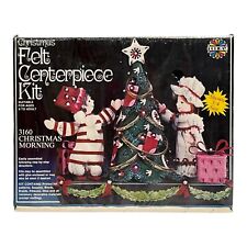 Vintage Walco Holiday Felt Centerpiece Kit 1978 Christmas Morning #3160 picture