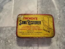 FRENCH’S SONG RESTORER VINTAGE TIN, R. T. FRENCH ROCHESTER NEW YORK picture