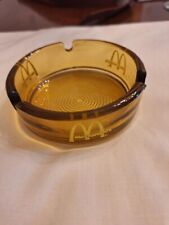 McDonald's ashtray vintage amber glass 1970's picture