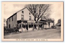 c1940 King Prussia Antique Shop Exterior Building Street Pennsylvania Postcard picture