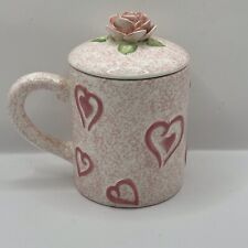 Victorias Secret Valentines Mug With 3D Rose Lid picture