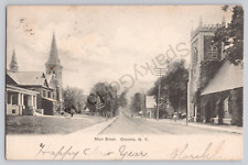 Main Street, Oneonta, NY New York Pre-1907 Postcard picture