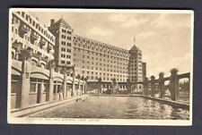 Vintage 1934 Pool and Chateau Lake Louise Postcard 189 picture