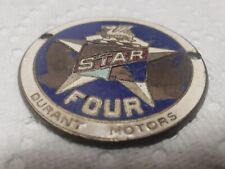 Vintage 1922-1928 Durant Motors Star Four Car Radiator Badge Emblem Enamel oem picture
