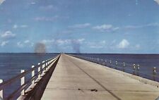 Postcard FL Overseas Highway between Miami & Key West 1951 Vintage PC H8312 picture