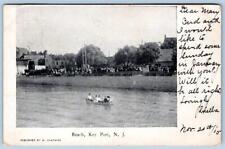 1905 BEACH KEY PORT NEW JERSEY KEYPORT*CHADWICK POSTCARD*TO LONG BRANCH*G. WEST picture
