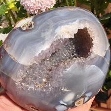 775g Natural Agate Amethyst geode quartz cluster crystal specimen healing  S431 picture