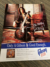 Gibson Guitars Poster Joe Perry NOS Untouched 1993 picture