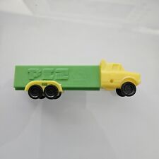 Vintage Pez Dispenser - Truck - Yellow and Green - No feet made in Austria  picture
