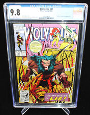 Wolverine #49 (CGC 9.8) Silvestri Cover - White Pages - 1991 picture