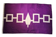 IROQUOIS Purple FIRST NATIONS Large 3' X 5' Feet FLAG BANNER .. New picture
