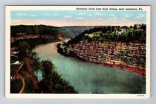Lexington KY-Kentucky, Kentucky River from High Bridge Souvenir Vintage Postcard picture