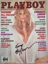 Kim Conrad Hefner Autographed Playboy Magazine With Certification picture