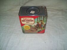 Early Old Vintage Nestle Hot Cocoa Mix Tin Camping Advertising Display picture
