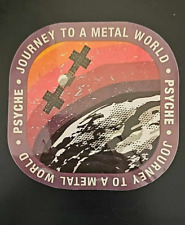 NEW NASA PSYCHE Journey to a Metal World  Sticker  +/- 4.5