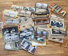Antique Lot Of 100 Stereoscope Cards (Buffalo NY , Niagara Falls , Bridges Exc ) picture
