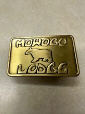 OA Lodge 243 Mowogo Brass Belt Buckle picture