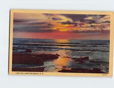 Postcard Low Tide Sunset Hampton Beach New Hampshire USA picture