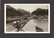 REAL-PHOTO POSTCARD:  PORT OF VALDEZ, ALASKA - Unused, c.1940s/50s picture