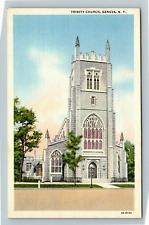 Geneva NY-New York, Trinity Church, Religion, Outside, Vintage Postcard picture