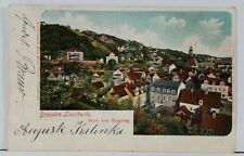 Loschwitz Looking from Burgberg Town View c1900 Weisser Hirsch Postcard K19 picture