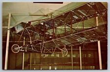 Vintage Postcard Plane 1910 Curtis Biplane Chrome ~13722 picture